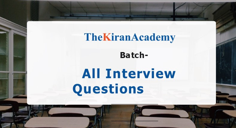 All Interview Questions